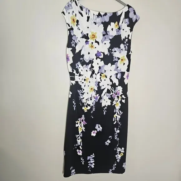 Lauren by Ralph Lauren Floral Dress Sz 14 - Picture 8 of 12